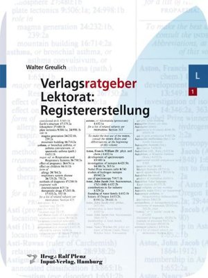 cover image of Verlagsratgeber Lektorat